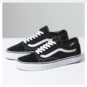 black old skool vans